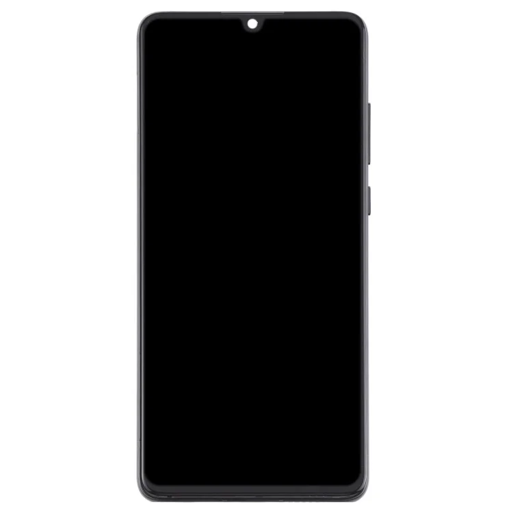 OEM Grade S OLED Screen and Digitizer Assembly + Frame Replacement Part (without Logo) for Huawei P30 - Black