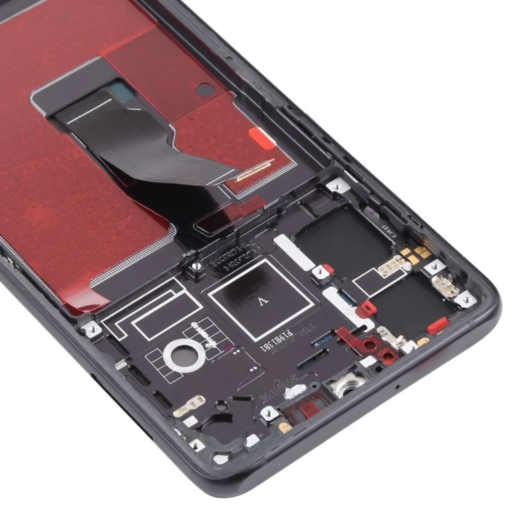 Pantalla OLED de Grado S de OEM y Parte de Reemplazo de Marco + Part (sin Logotipo) Para Huawei P30 - Negro