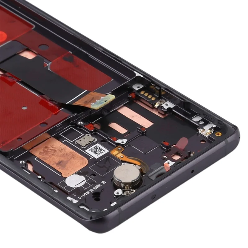 OEM Grade S OLED Screen and Digitizer Assembly + Frame Replacement Part (without Logo) for Huawei P30 Pro - Black