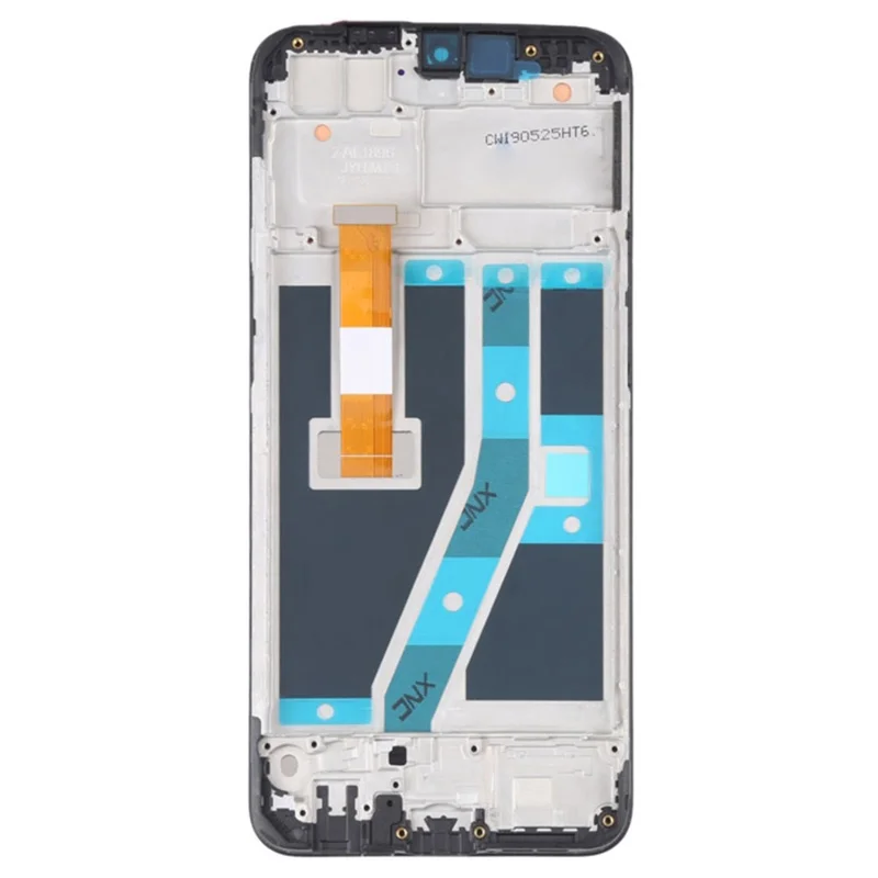Grade C LCD Screen and Digitizer Assembly + Frame Part (without Logo) for Realme C2 (2019)/Oppo A1k