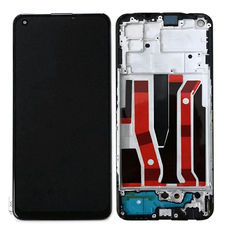 For Oppo A94 5G Grade A OEM Disassembly AMOLED Screen and Digitizer Assembly + Frame Replace Part (without Logo)