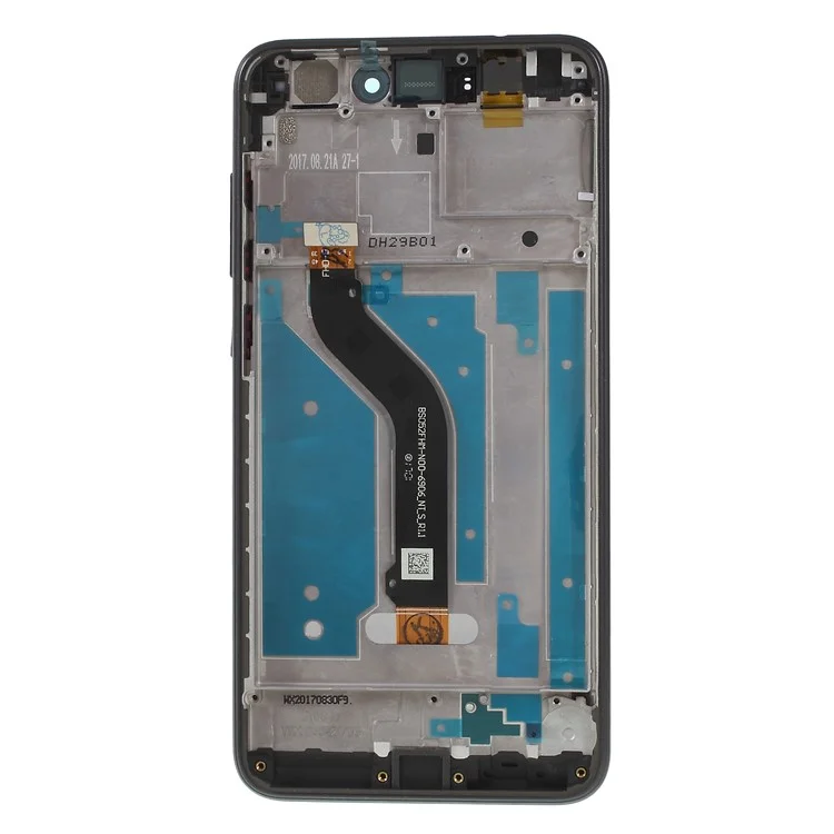 Para Huawei P8 Lite (2017)/Honor 8 Lite Pantalla LCD y conjunto de digitalizador de Grado B + Parte del marco (sin logotipo) - Negro
