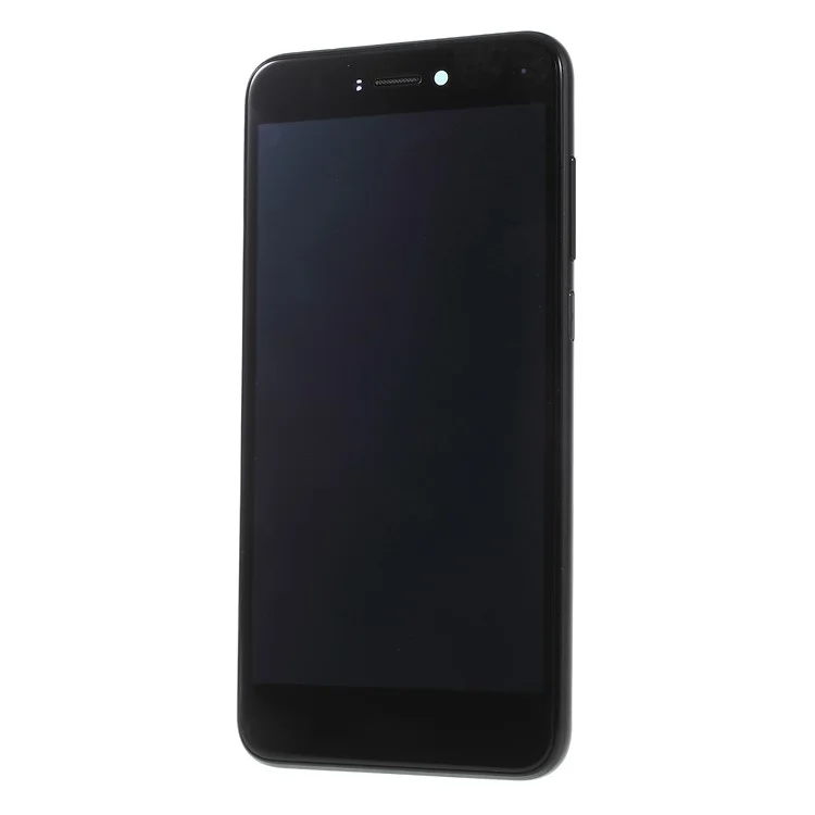 Para Huawei P8 Lite (2017)/Honor 8 Lite Pantalla LCD y conjunto de digitalizador de Grado B + Parte del marco (sin logotipo) - Negro