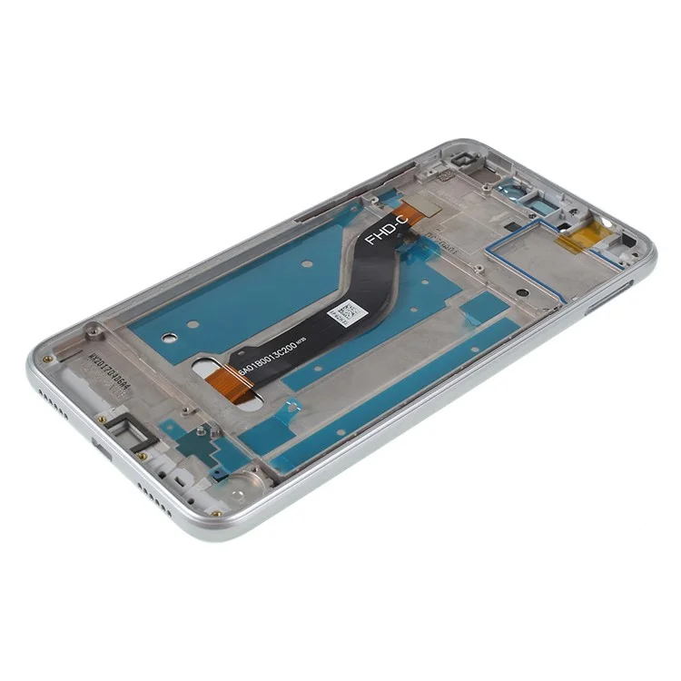 Per Huawei P8 Lite (2017)/Honor 8 Lite Grade B LCD Schermo e Digitazer Assembly + Frame Part (senza Logo) - Bianca