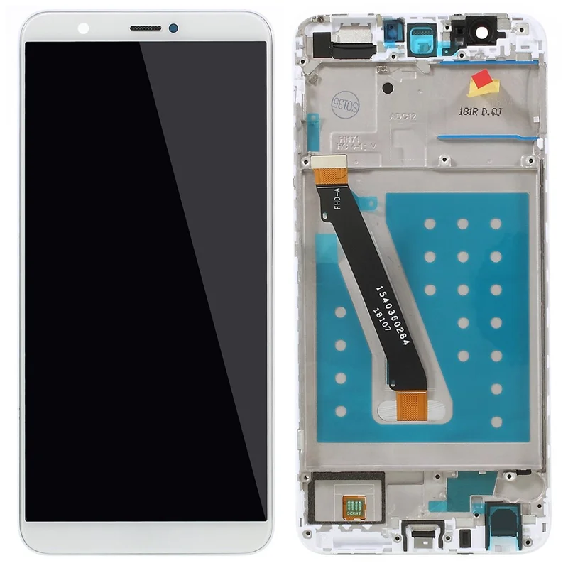 For Huawei P Smart (2017)/Enjoy 7S Grade B LCD Screen and Digitizer Assembly + Frame Part (without Logo) - White