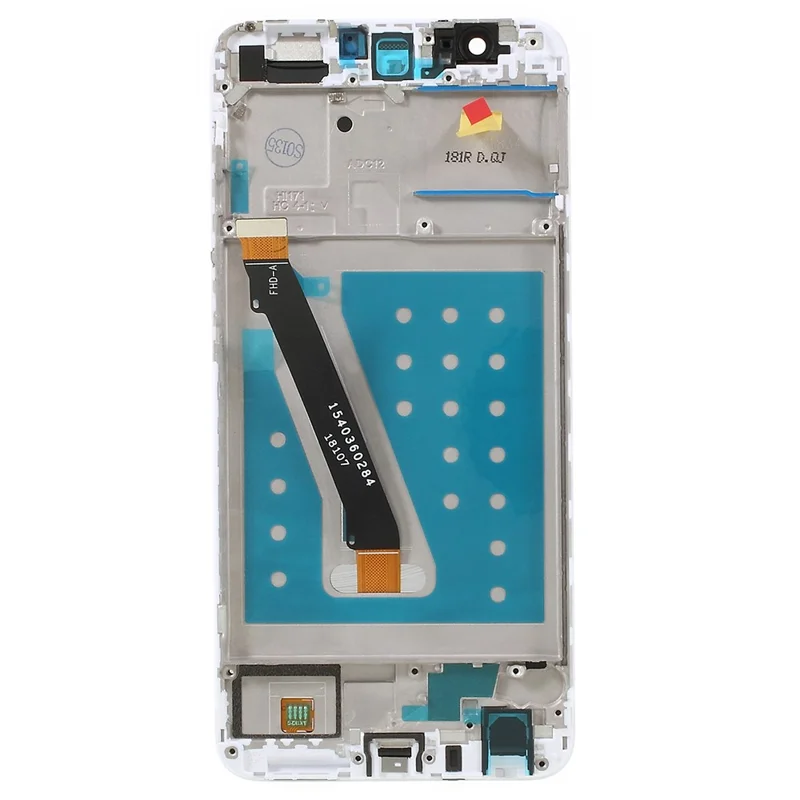 For Huawei P Smart (2017)/Enjoy 7S Grade B LCD Screen and Digitizer Assembly + Frame Part (without Logo) - White