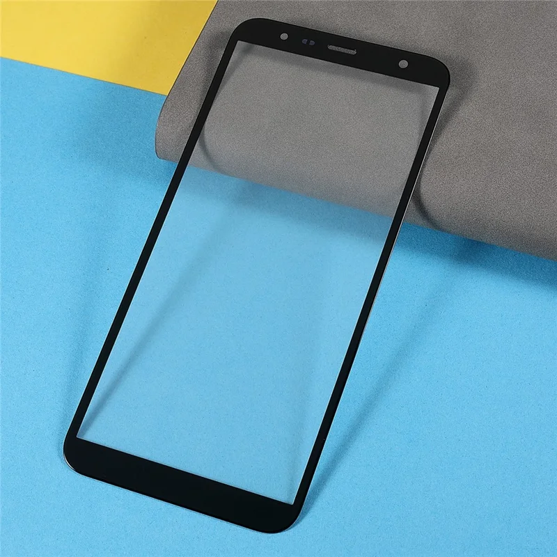 For Samsung Galaxy J4+ J415/J6+ J610 Screen Glass Lens + OCA Adhesive Replacement (without Logo)