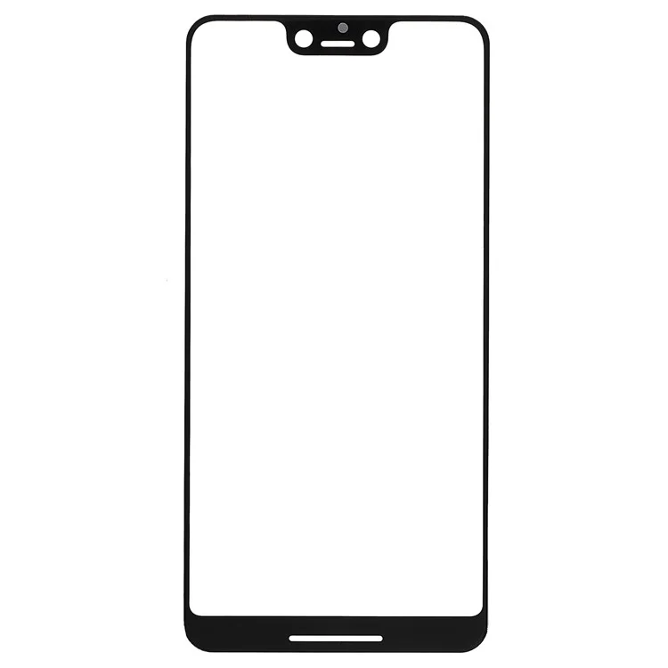 For Google Pixel 3 XL Front Screen Glass Lens Replacement Part (without logo)