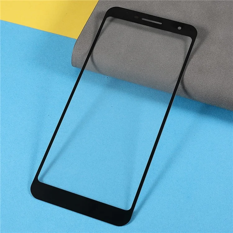 Pour Google Pixel 3a, Partie de Remplacement de la Lentille en Verre à Écran Avant (sans Logo)