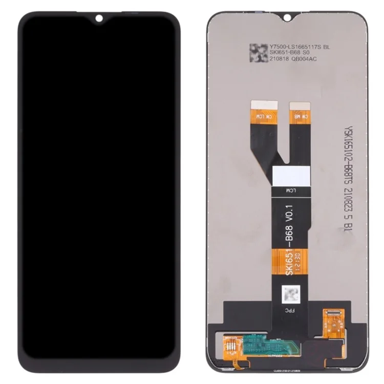 Pour Realme Narzo 50i Grade A Disassement OEM Écran LCD et Pièce D'assemblage de Numériseur (sans Logo)