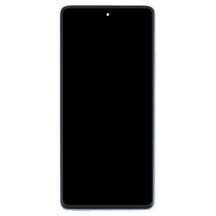 Für Xiaomi 11T/11T Pro Grad S OEM AMOLED -bildschirm Und Digitalisiererbaugruppe + Rahmen Teile Ersetzen (ohne Logo) - Silber-