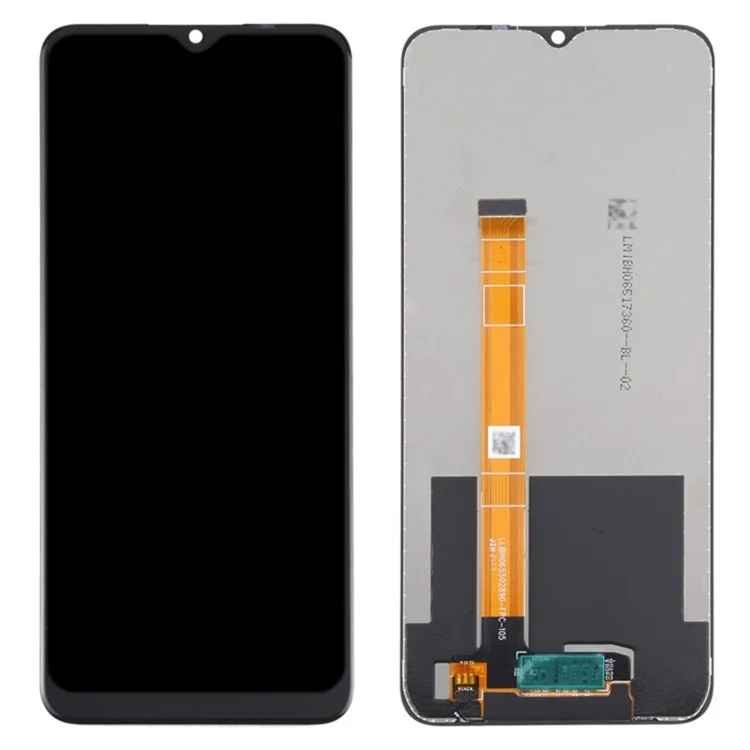 Для Realme C25Y RMX3265 Grade B Жкд -экран и Часть Сборки Digitizer (без Логотипа)