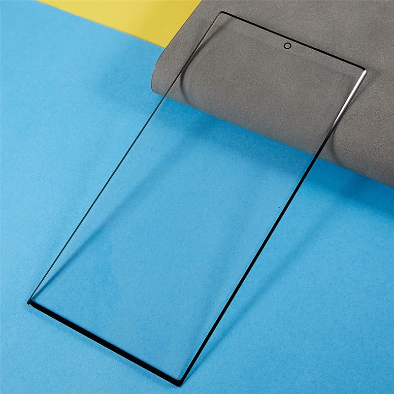 For Samsung Galaxy S22 Ultra 5G S908 Grade C Front Screen Glass Lens Replacement Part Mobile Phone Accessories (without Logo)