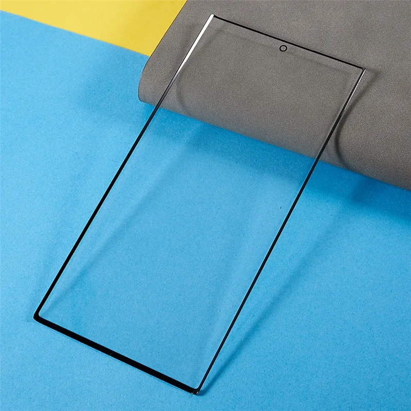 For Samsung Galaxy S22 Ultra 5G S908 Grade C Front Screen Glass Lens Replacement Part Mobile Phone Accessories (without Logo)