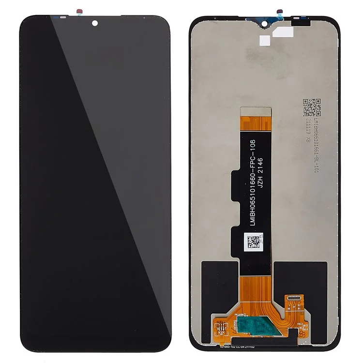 For T-Mobile REVVL V 6.52" Grade S LCD Screen and Digitizer Assembly Replacement Part (without Logo)