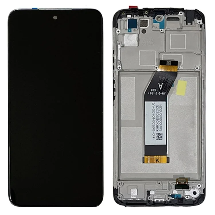 Für Xiaomi Redmi Anmerkung 11 4G (MediaTek) 21121119SC Grad B LCD -bildschirm Und Digitalisiererbaugruppe + Rahmen Teile Ersetzen (ohne Logo)