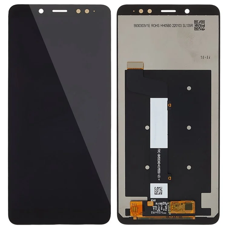 For Xiaomi Redmi Note 5 Pro/Redmi Note 5 AI Dual Camera Grade C LCD Screen and Digitizer Assembly Replacement (without Logo) - Black