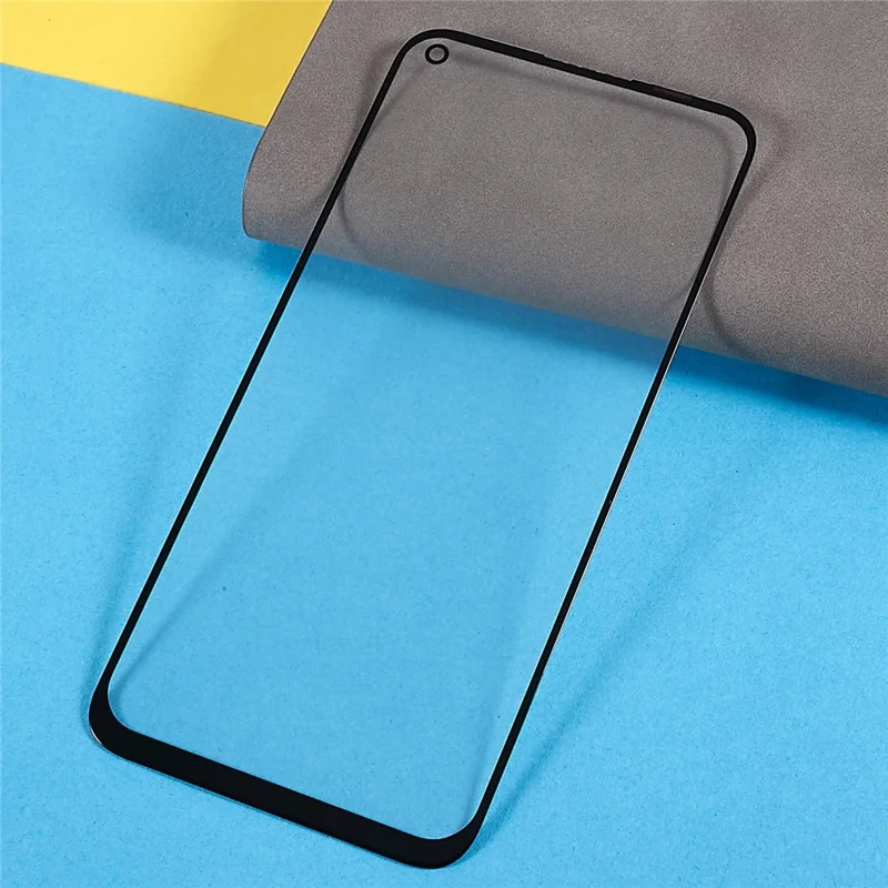 For Huawei P40 lite 4G Grade C Screen Glass Lens + OCA Adhesive Replacement (without Logo)