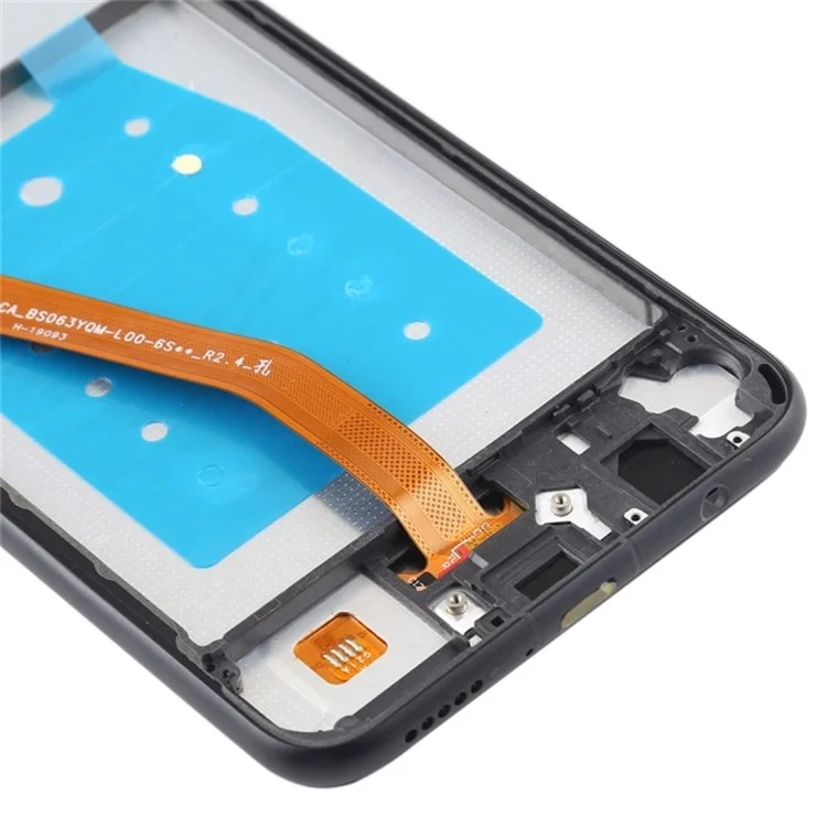 Für Huawei P Smart+ (2018)/nova 3i Smartphone, Ersatzteil für LCD-Bildschirm und Digitizer-Einheit + Rahmen, Qualitätsklasse C (ohne Logo) - Schwarz