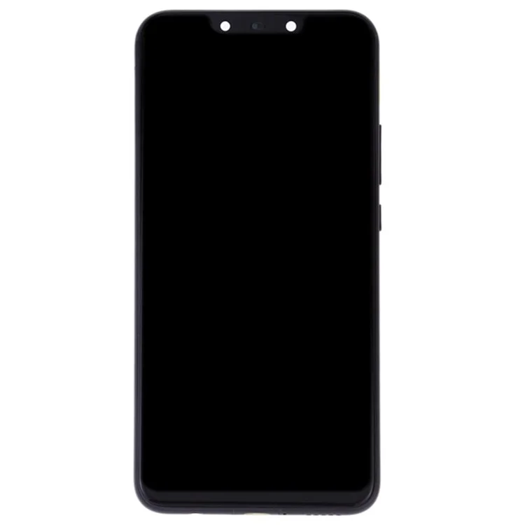 Für Huawei P Smart+ (2018)/nova 3i Smartphone, Ersatzteil für LCD-Bildschirm und Digitizer-Einheit + Rahmen, Qualitätsklasse C (ohne Logo) - Schwarz