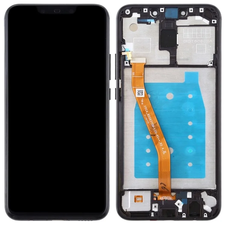 Für Huawei Mate 20 Lite Grad C LCD -bildschirm Und Digitalisierer -montage + Rahmenhandyersatzteil (ohne Logo) - Schwarz