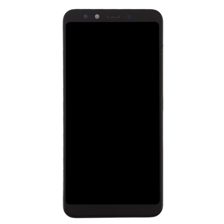 For Xiaomi Mi A2/Mi 6X (China) Grade C LCD Screen and Digitizer Assembly + Frame Replacement Part (without Logo) - Black