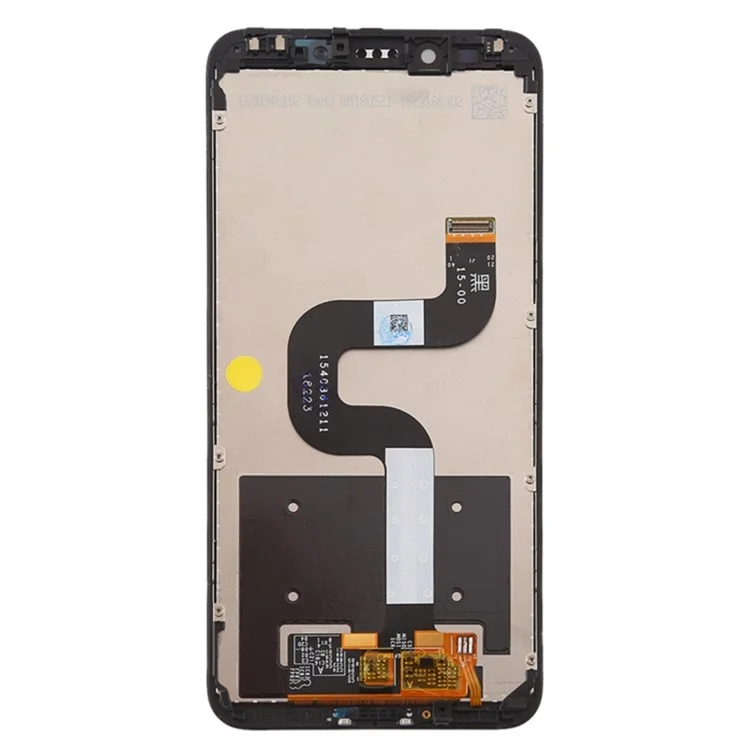 For Xiaomi Mi A2/Mi 6X (China) Grade C LCD Screen and Digitizer Assembly + Frame Replacement Part (without Logo) - Black