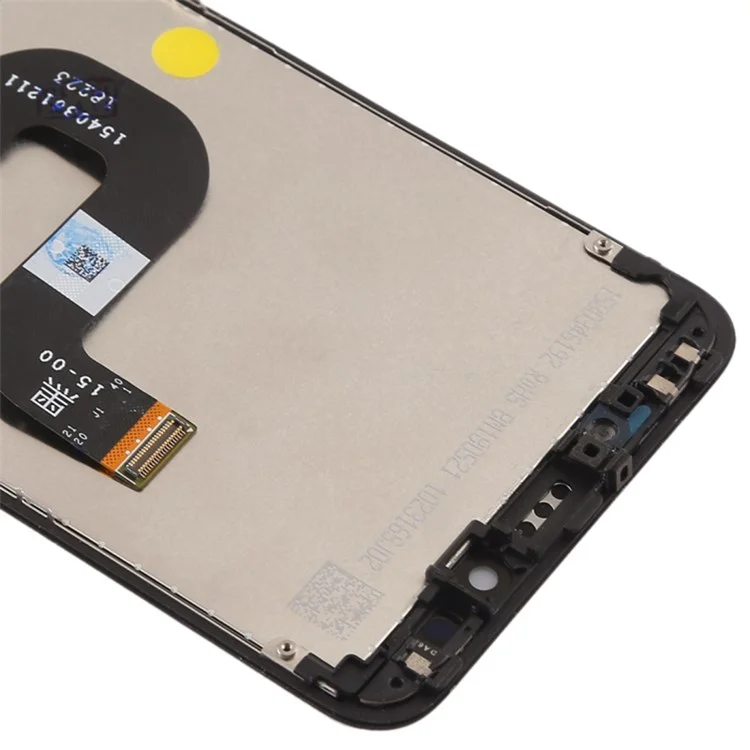 For Xiaomi Mi A2/Mi 6X (China) Grade C LCD Screen and Digitizer Assembly + Frame Replacement Part (without Logo) - Black
