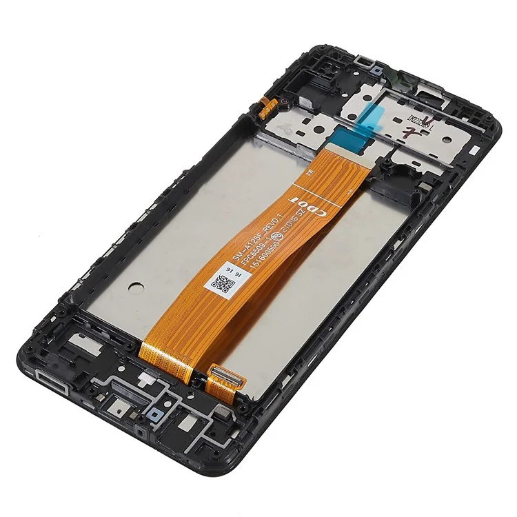 For Samsung Galaxy M12 M127 Grade C LCD Screen and Digitizer Assembly + Frame Replacement Part (without Logo)