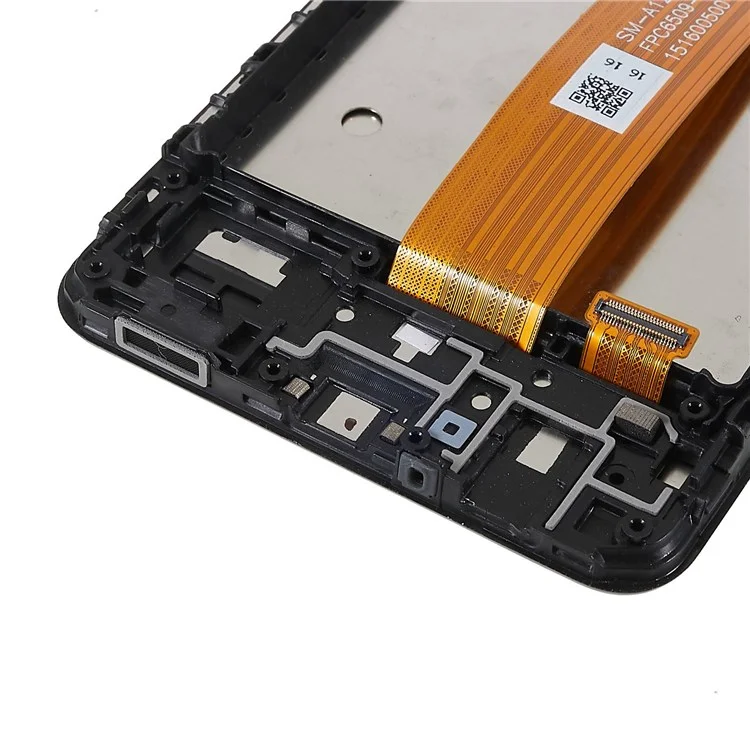 For Samsung Galaxy M12 M127 Grade C LCD Screen and Digitizer Assembly + Frame Replacement Part (without Logo)