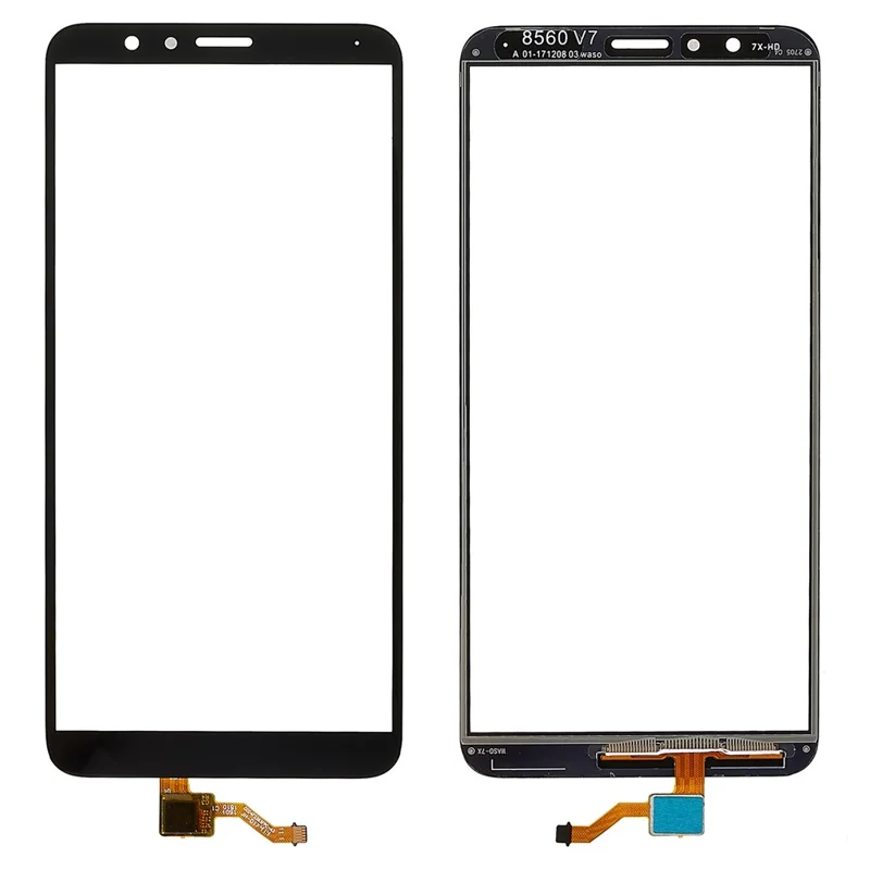 For Huawei Honor 7X Digitizer Touch Screen Glass Replacement Part (without Logo) - Black