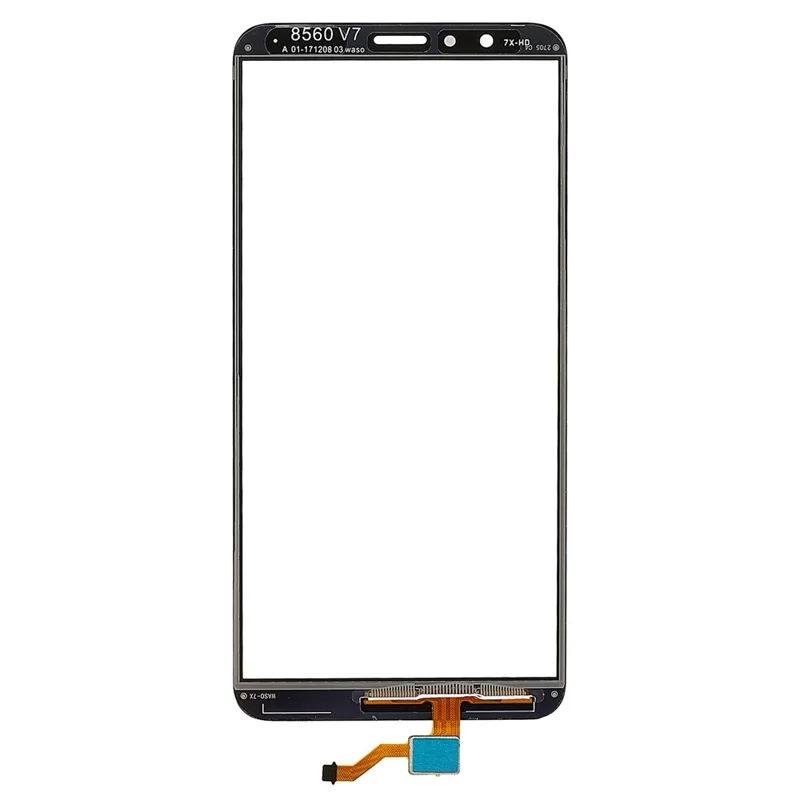 For Huawei Honor 7X Digitizer Touch Screen Glass Replacement Part (without Logo) - Black