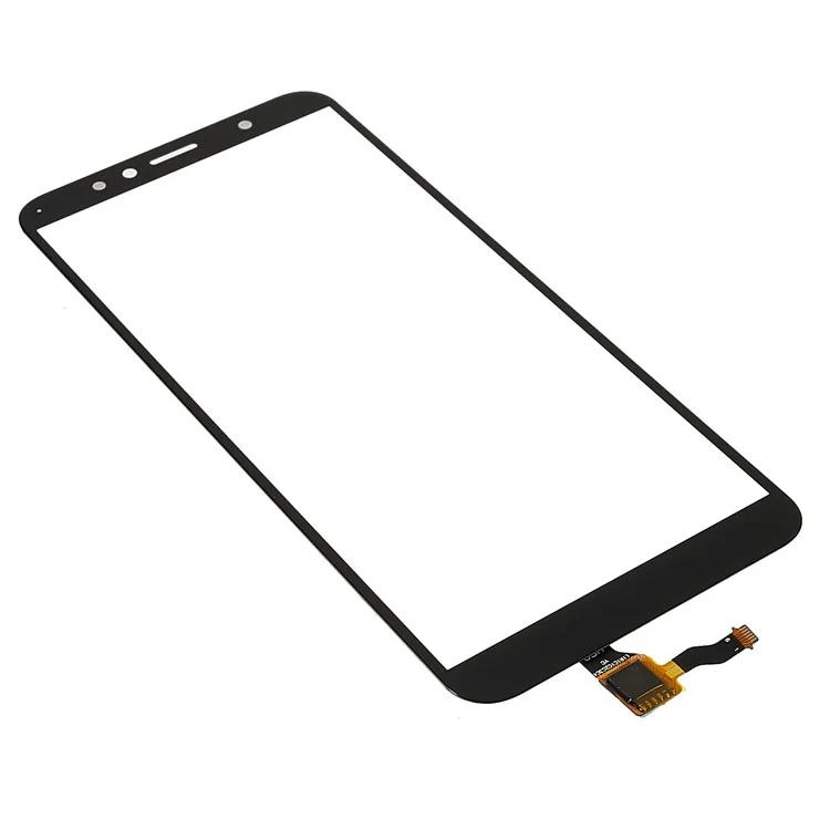 Para Honor 7a (con Sensor De Huellas Digitales)/Huawei Y6 (2018) Part De Reemplazo De Vidrio De Pantalla Táctil Digitalizador (sin Logotipo) - Negro