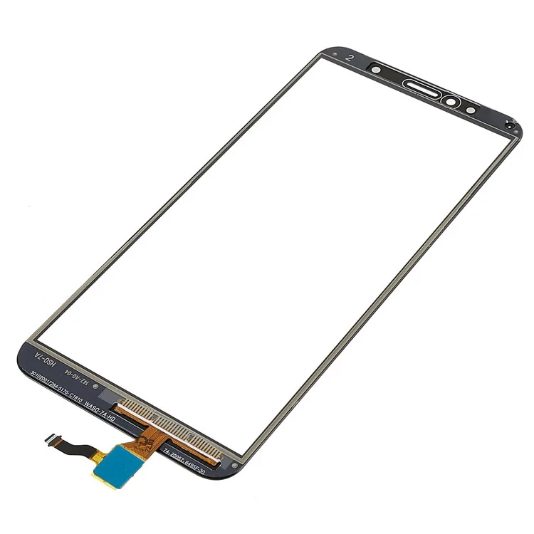 For Honor 7A (with Fingerprint Sensor)/Huawei Y6 (2018) Digitizer Touch Screen Glass Replacement Part (without Logo) - Black