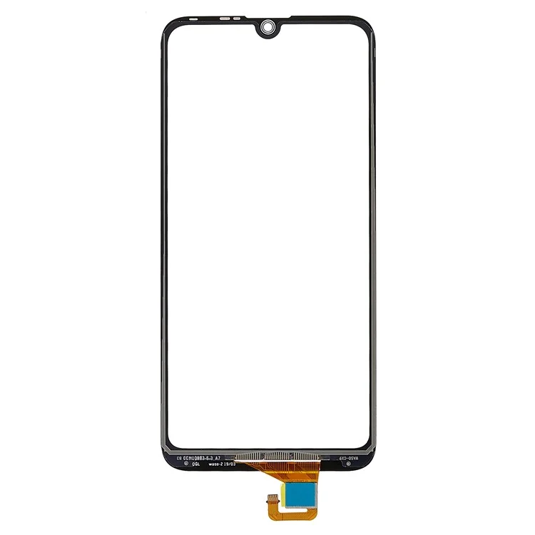 Para Huawei Y7 (2019)/Disfruta 9 (11 Pin, 4+64bg Versión) Digitizador Partido De Reemplazo De Vidrio (sin Logotipo) - Negro