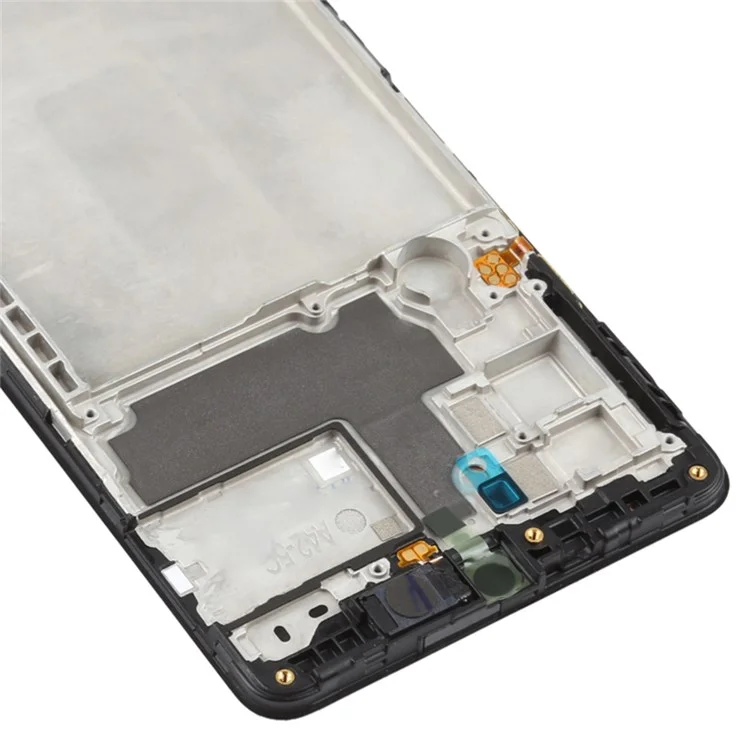 Für Samsung Galaxy A42 5G A426 Grade S OEM AMOLED-Bildschirm und Digitizer-Baugruppe + Rahmenteil (ohne Logo)
