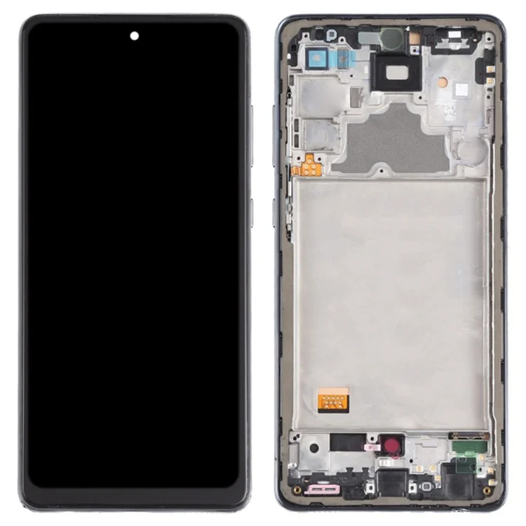 Para Samsung Galaxy A72 4G A725 Grado C LCD y el Ensamblaje Del Digitalizador + Marco (mano de Obra en la Celda) (no Admite la Significación de Huellas Dactilares Debajo de la Pantalla) (sin Logotipo)