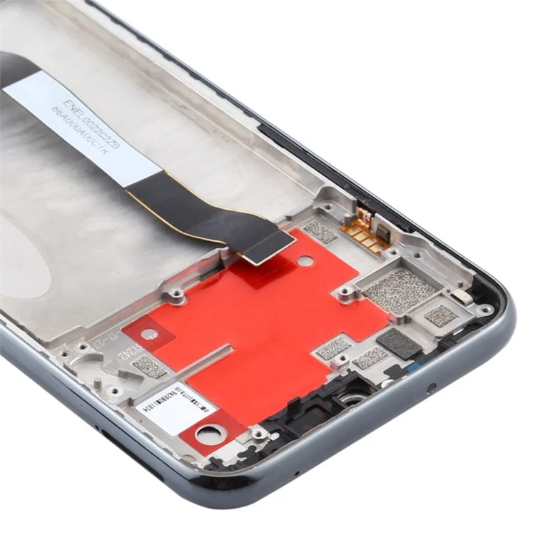 Pour Xiaomi Redmi Note 8T Pièce de rechange Grade C LCD Écran et assemblage Digitizer + Cadre (sans logo) - Noir
