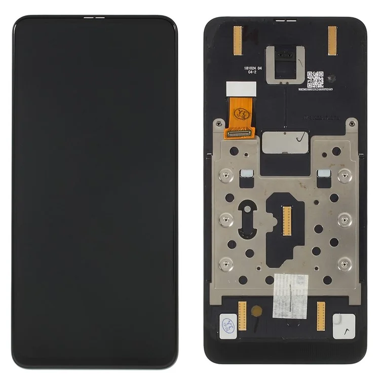 Para Xiaomi Mi Mix 3 Grade B OLED Screen And Digitizer Assembly + Frame Substituição Parte (sem Logotipo)