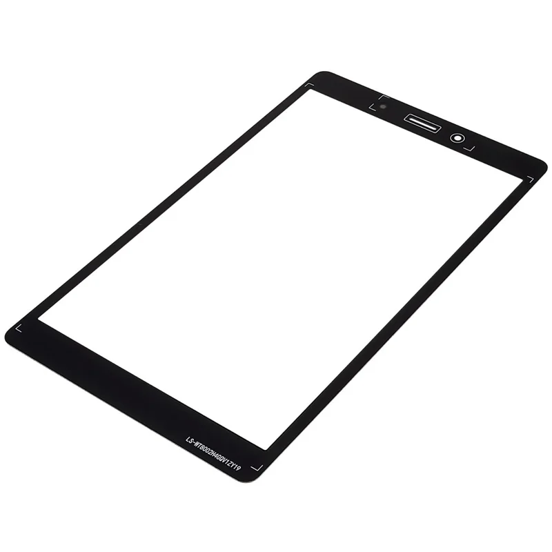 For Samsung Galaxy Tab A 8.0 (2019) SM-T295 (LTE) Front Screen Glass Lens Replacement (without Logo) - Black