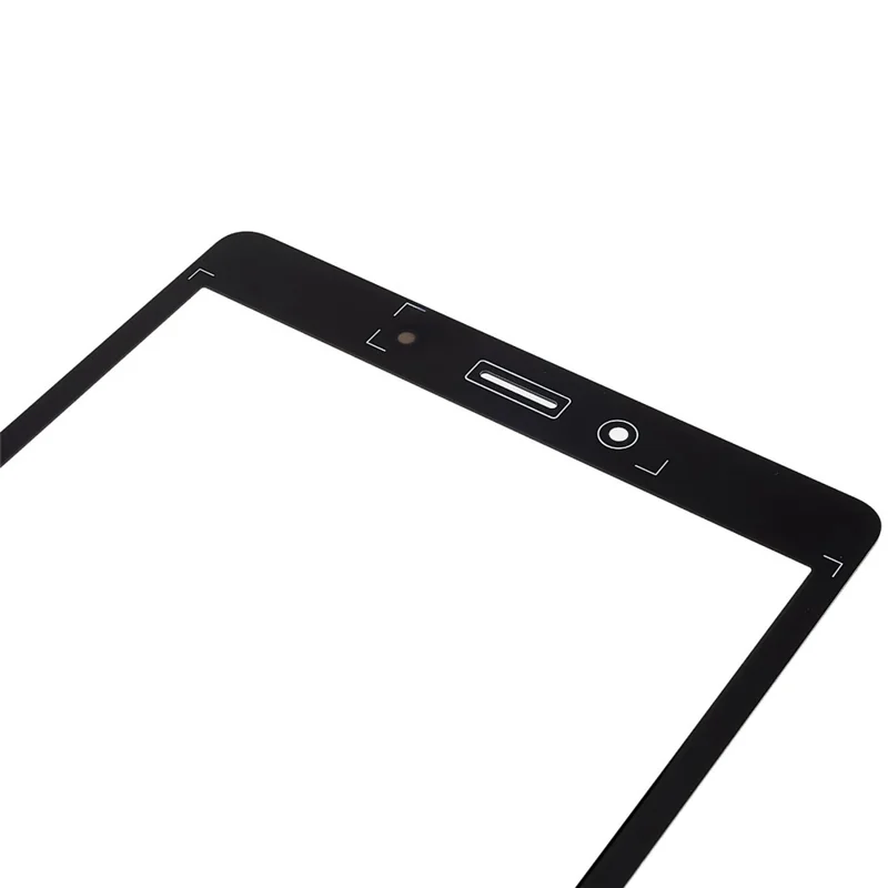 For Samsung Galaxy Tab A 8.0 (2019) SM-T295 (LTE) Front Screen Glass Lens Replacement (without Logo) - Black