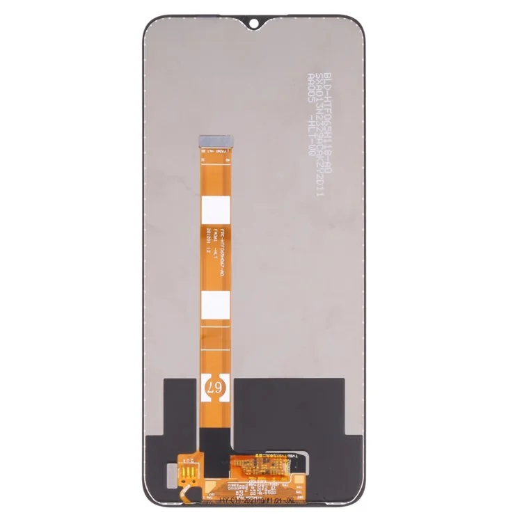 Per Realme Narzo 50A Rmx3430/oppo A54s Grade S OEM Scherma LCD e Parte Del Gruppo Digitalizzatore (senza Logo) - Nero