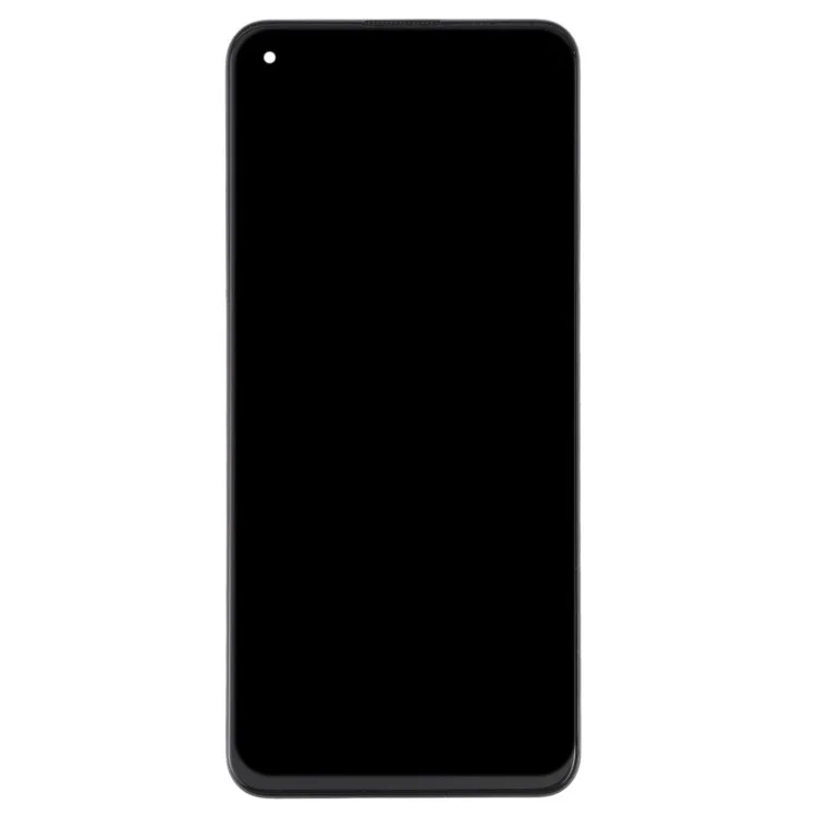 Grade A OEM Disassembly AMOLED Screen and Digitizer Assembly + Frame Repair Part for Realme GT 5G - Black