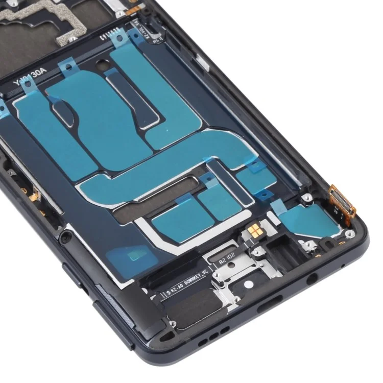 Para Xiaomi Black Shark 4 Grau S OEM Tela AMOLED e Conjunto de Digitalizador + Peça de Reparo de Quadro (sem Logotipo) - Preto