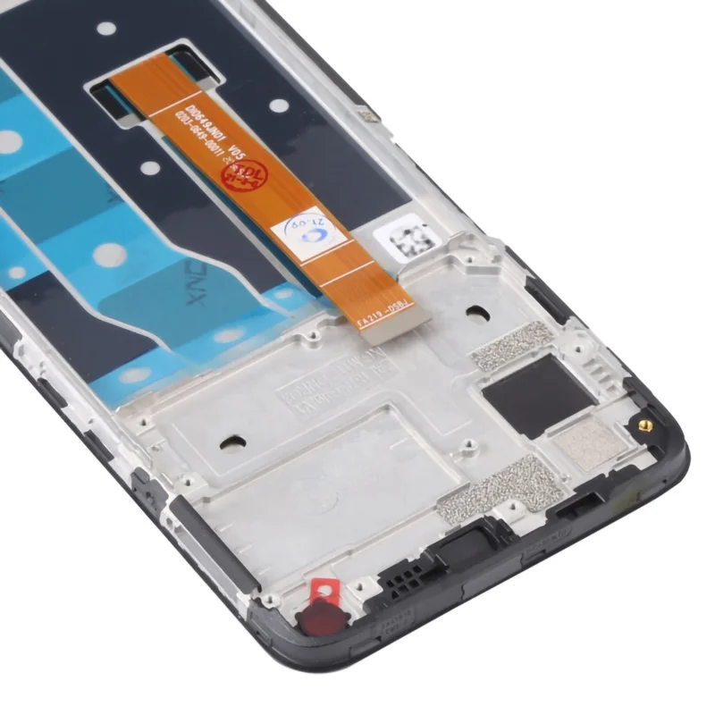 Pour le Royaume 6 RMX2001 Grade S Écran LCD et Ensemble de Numéros + Pièce de Remplacement de Trame (sans Logo)