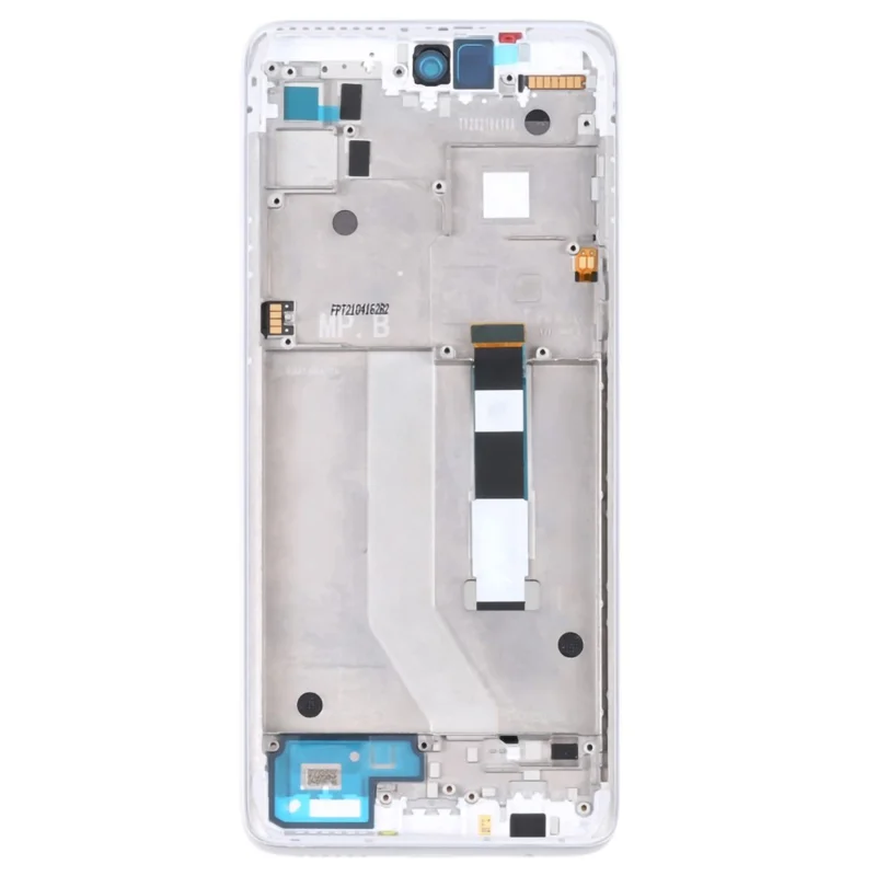 For Motorola Moto G 5G (2020) Grade B LCD Screen and Digitizer Assembly + Frame Part (without Logo) - Silver