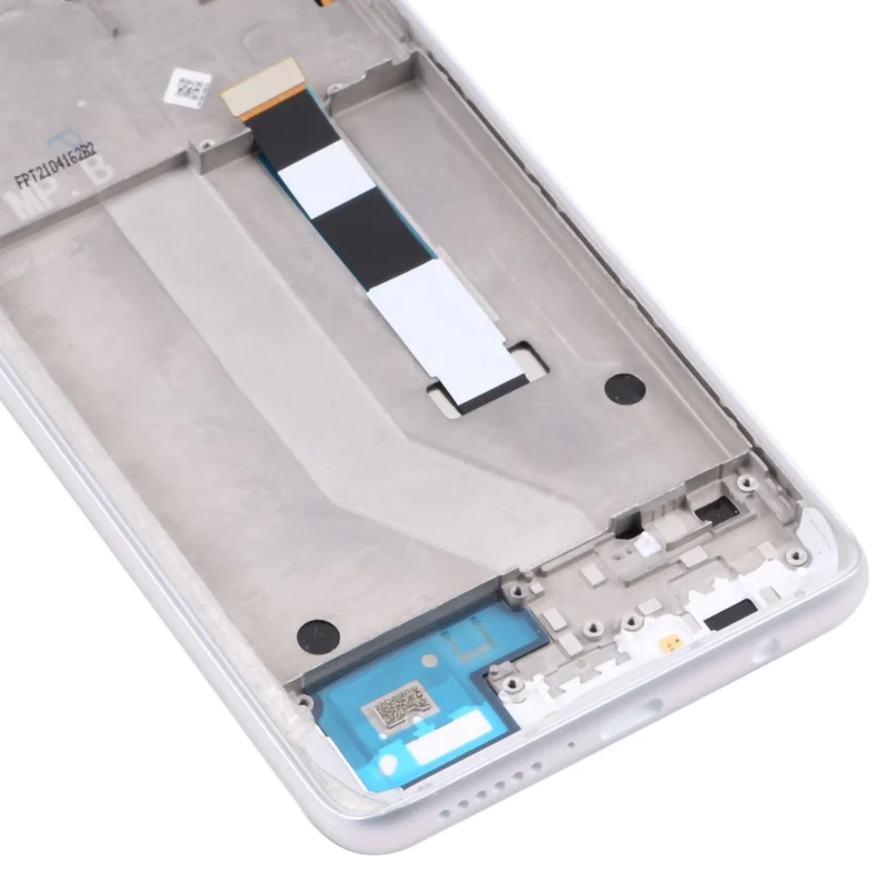 For Motorola Moto G 5G (2020) Grade B LCD Screen and Digitizer Assembly + Frame Part (without Logo) - Silver