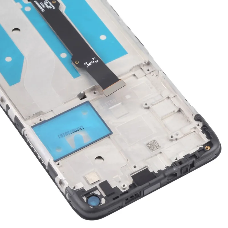 Per Motorola Moto G8 XT2045-1 Grado B Schermo LCD e Gruppo Digitalizzatore + Parte di Sostituzione Del Telaio (senza Logo) - Nero