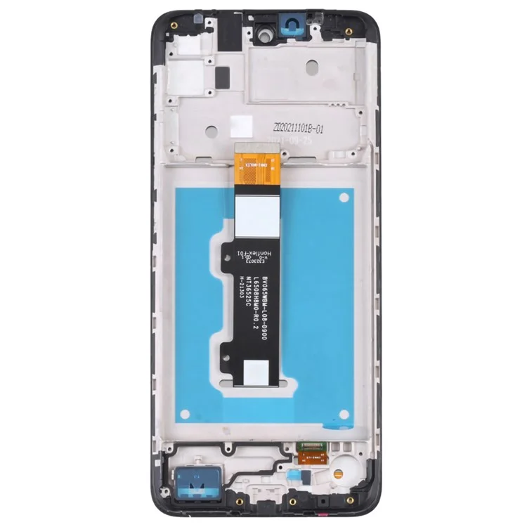 Для Motorola Moto E30/E40 Grade B ЖК-экран и сенсорный экран в сборе + каркас (без логотипа) - черный