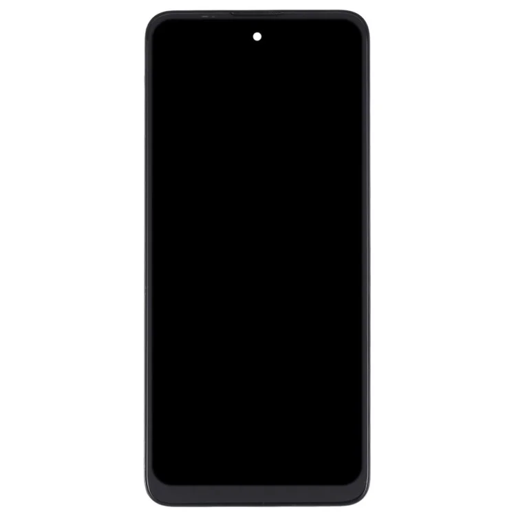 Для Motorola Moto E30/E40 Grade B ЖК-экран и сенсорный экран в сборе + каркас (без логотипа) - черный